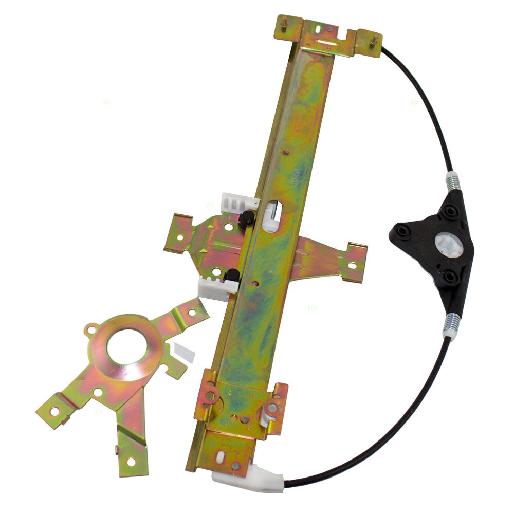 Brock Replacement Drivers Rear Power Window Regulator Compatible with 1991-1994 Explorer 4 Door F2TZ7827009A