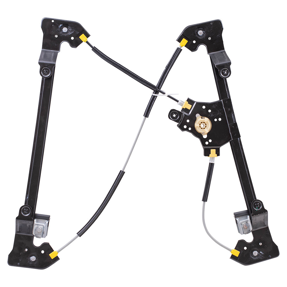 Brock Replacement Drivers Rear Power Window Regulator Compatible with 2004-2008 F150 Crew Cab 2006-2008 Mark LT Pickup Truck