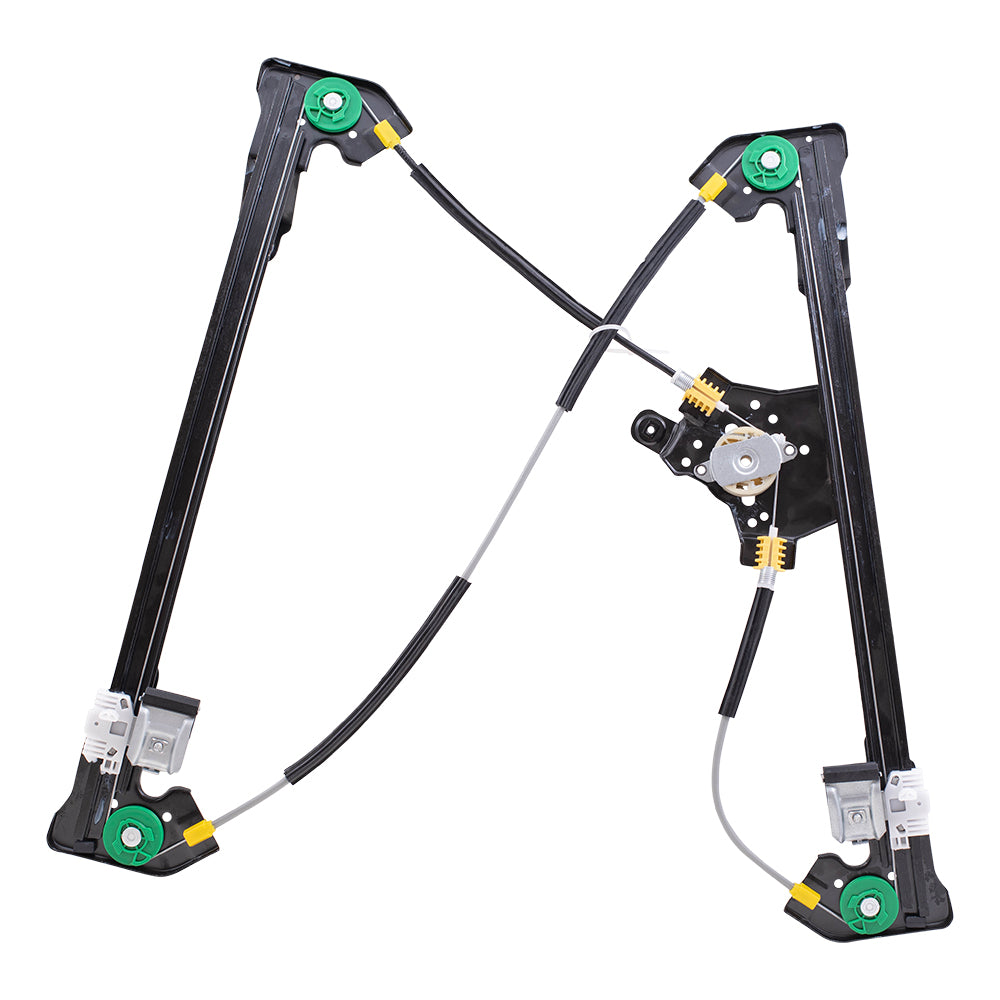 Brock Replacement Passengers Rear Power Window Regulator Compatible with 2004-2008 F150 Crew Cab 2006-2008 Mark LT Pickup Truck