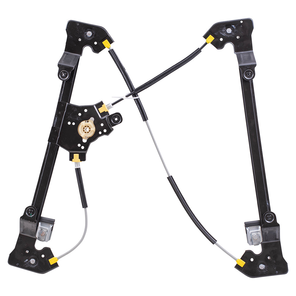 Brock Replacement Passengers Rear Power Window Regulator Compatible with 2004-2008 F150 Crew Cab 2006-2008 Mark LT Pickup Truck