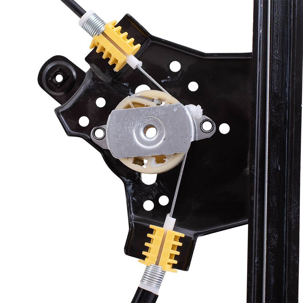 Brock Replacement Passengers Rear Power Window Regulator Compatible with 2004-2008 F150 Crew Cab 2006-2008 Mark LT Pickup Truck