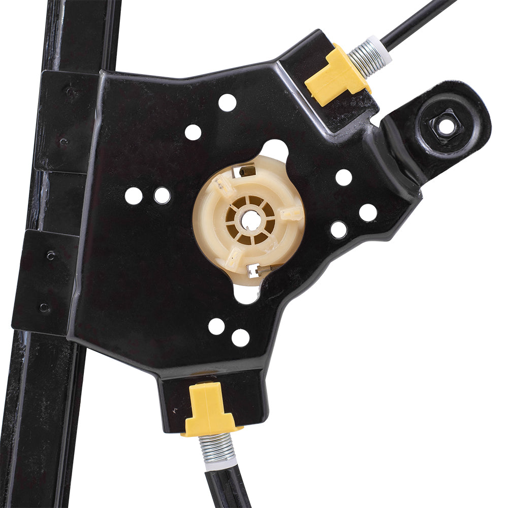 Brock Replacement Passengers Rear Power Window Regulator Compatible with 2004-2008 F150 Crew Cab 2006-2008 Mark LT Pickup Truck