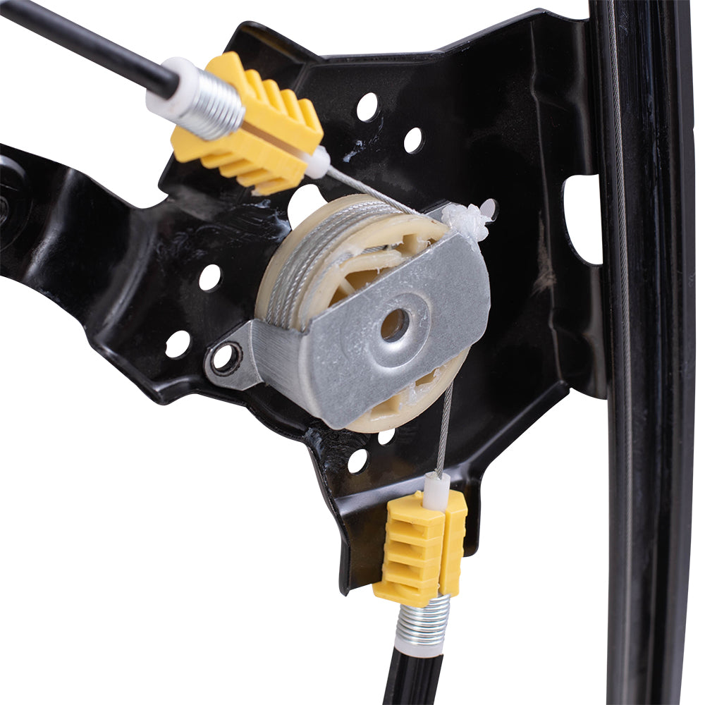 Brock Replacement Passengers Rear Power Window Regulator Compatible with 2004-2008 F150 Crew Cab 2006-2008 Mark LT Pickup Truck