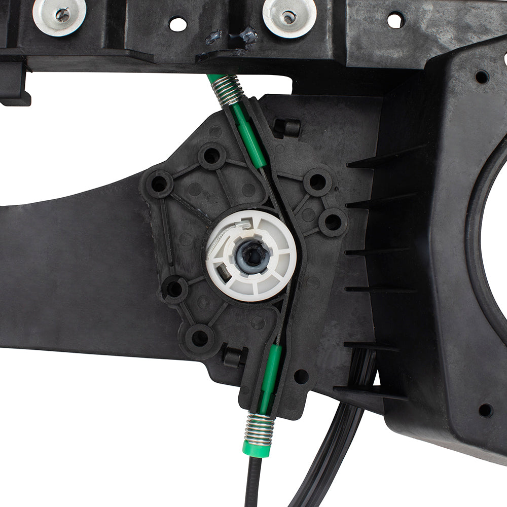 Brock Aftermarket Replacement Front Driver Left Passenger Right Power Window Regulator Without Motor Set Compatible With 2007-2017 Ford Expedition BL1Z 7823201 AA BL1Z 7823200 AA