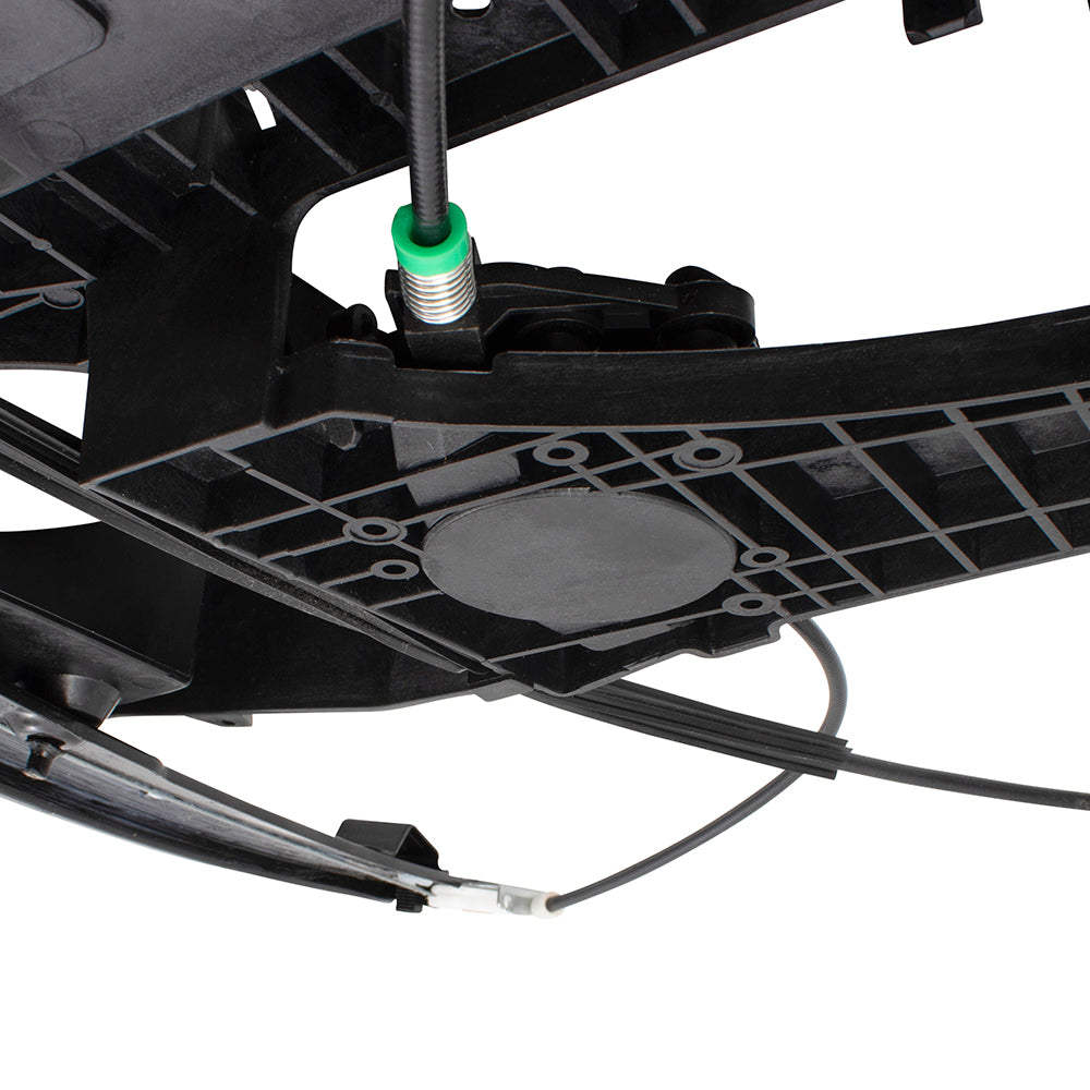Brock Aftermarket Replacement Front Driver Left Passenger Right Power Window Regulator Without Motor Set Compatible With 2007-2017 Ford Expedition BL1Z 7823201 AA BL1Z 7823200 AA
