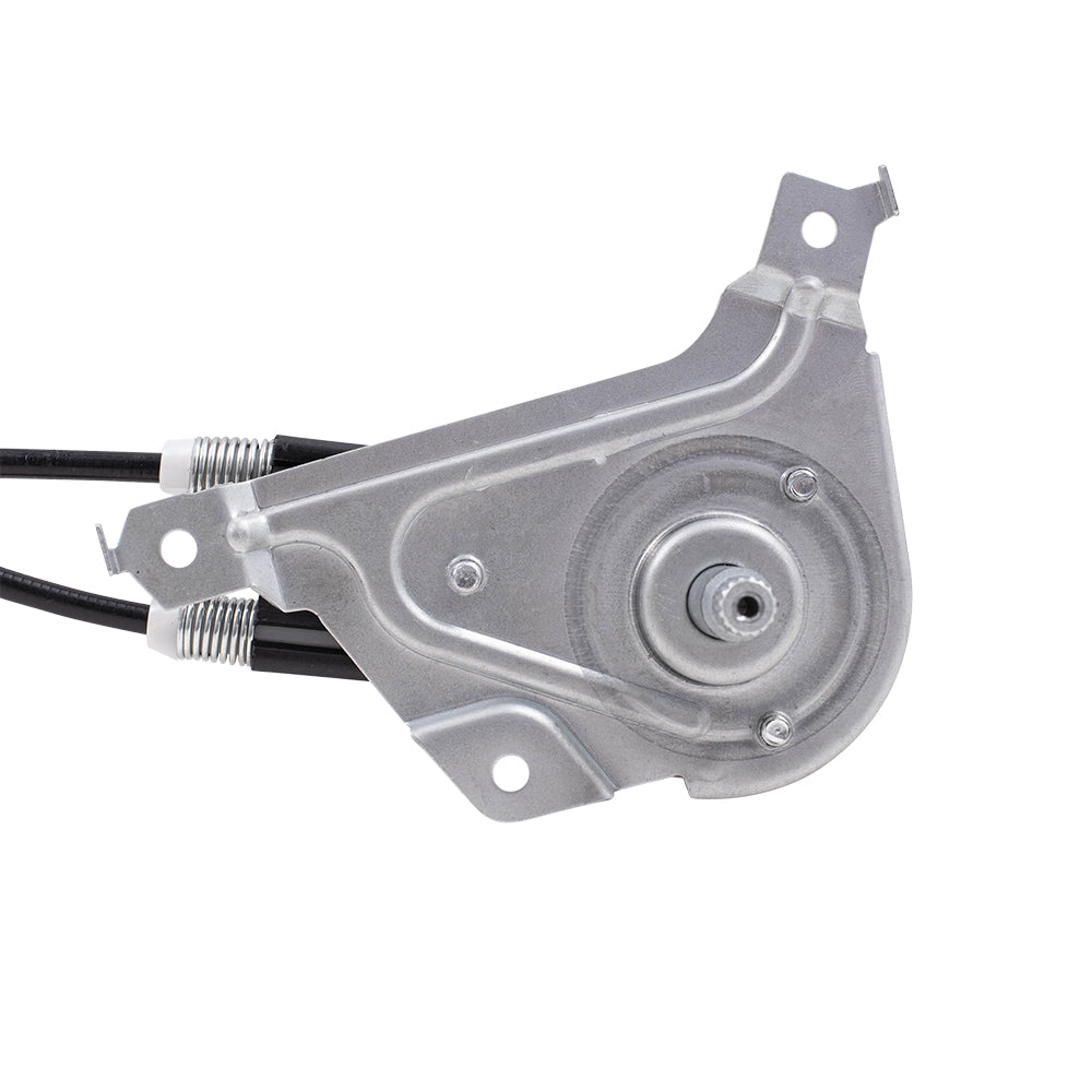 Brock Replacement Passengers Front Manual Window Lift Regulator Compatible with 1992-2014 E-Series 2015-2016 E350 Van 6C2Z1523200BA