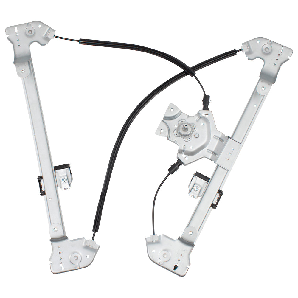 Brock Replacement Drivers Front Manual Window Lift Regulator Compatible with 04-08 F-150 Super Cab Extended Cab Pickup Truck 6L3Z1823201AA