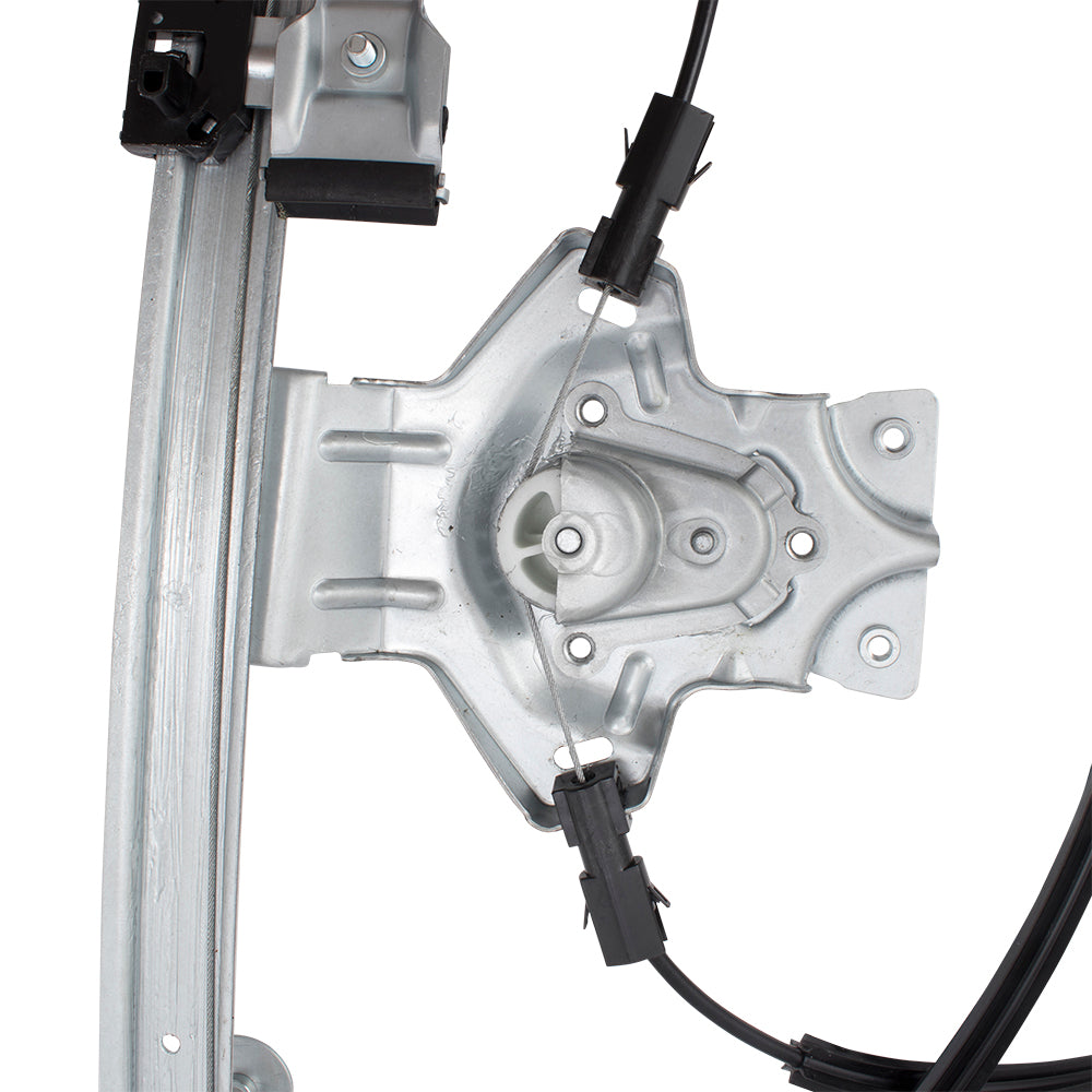 Brock Replacement Passengers Front Manual Window Lift Regulator Compatible with 04-08 F-150 Super Cab Extended Cab Pickup Truck 6L3Z1823200AA