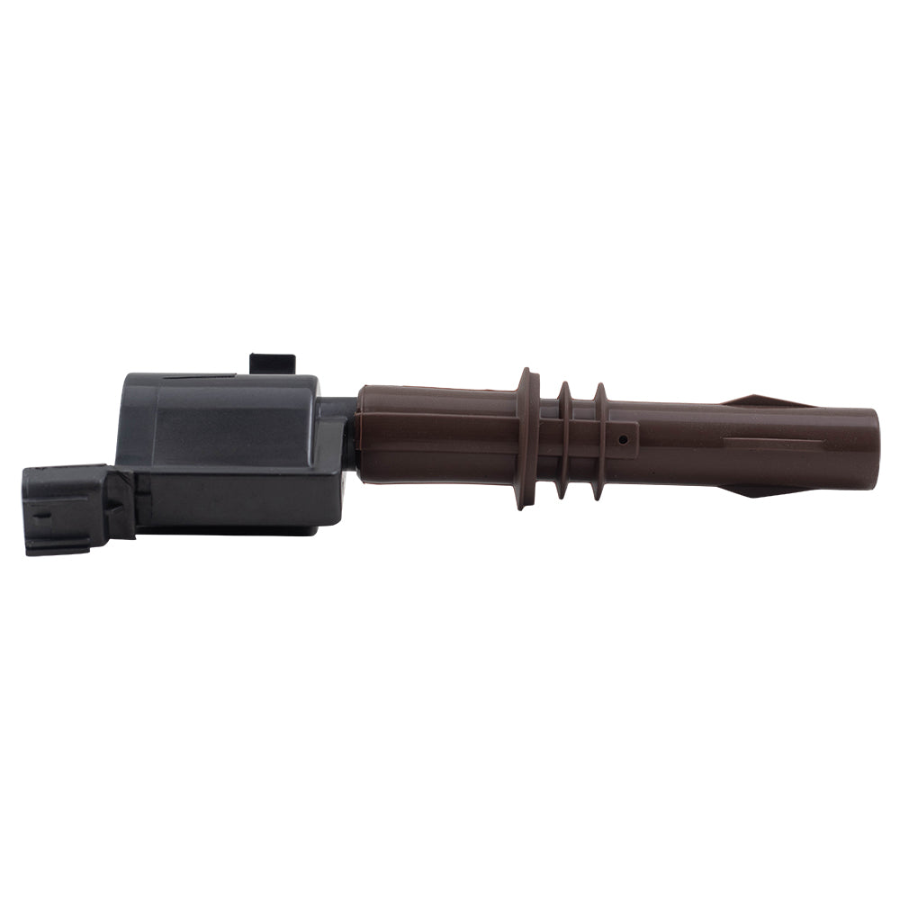 Brock Replacement 8 Pc Set Ignition Coils with Brown Boots Compatible with 2008-2010 Ford F-150