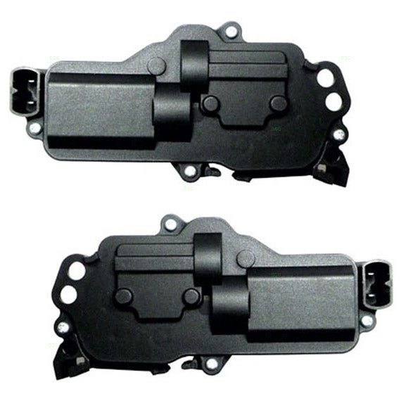 Brock Replacement Driver and Passenger Power Door Lock Actuators Compatible with 1999-2016 F250 F350 F450 Super Duty Pickup Truck