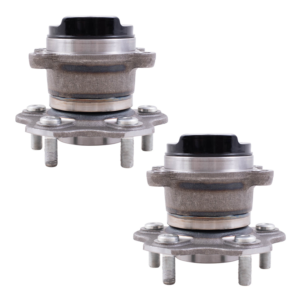 Brock Replacement Rear Set Hub Bearing Assemblies Compatible with 2014-2019 Rogue Front Wheel Drive