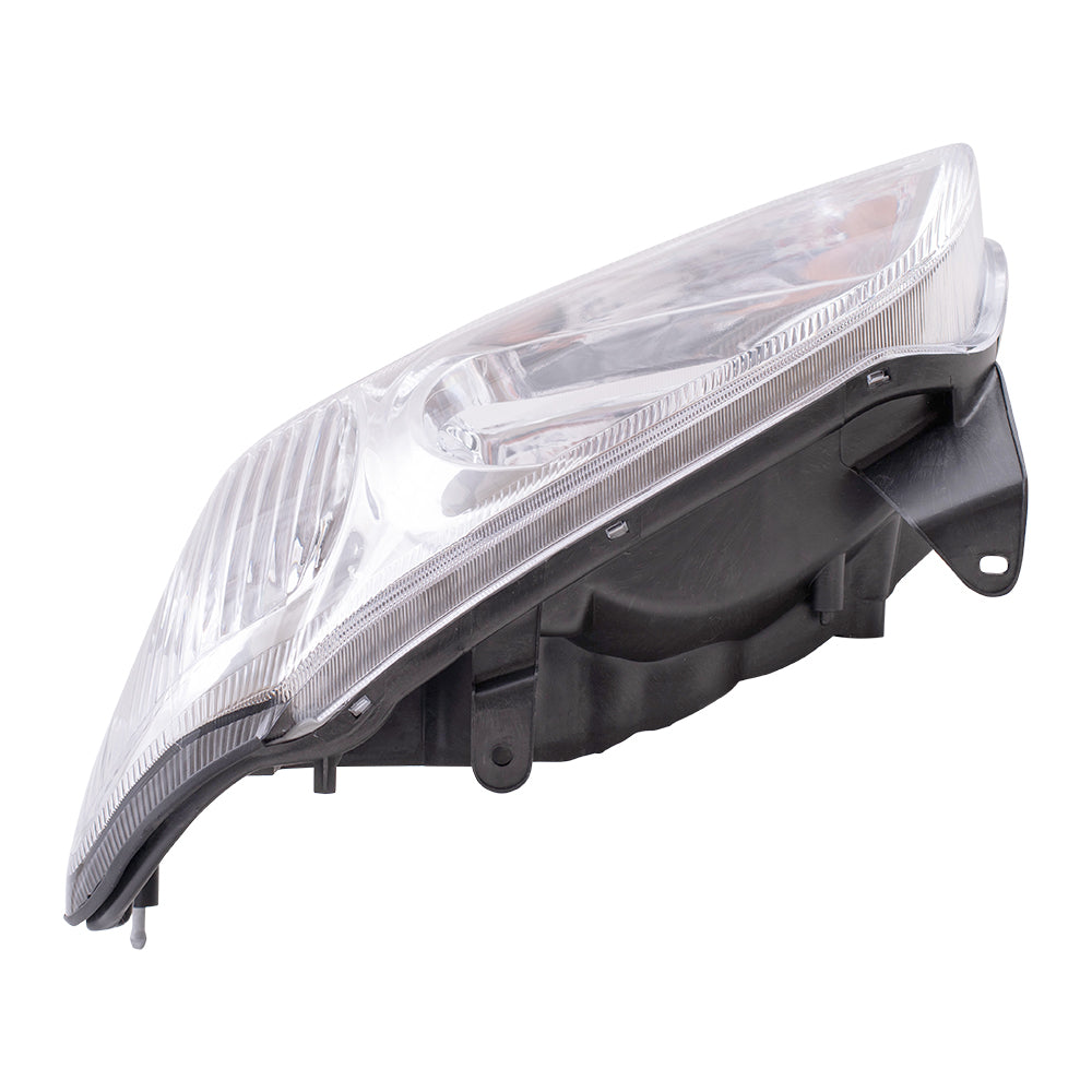 Brock Replacement Drivers Headlight Headlamp with Chrome Bezel Compatible with 00-01 Maxima 26060-2Y925