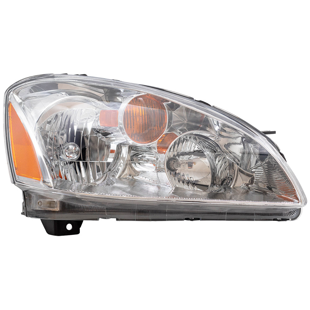 Brock Replacement Passengers Halogen Headlight Headlamp Compatible with 2002-2004 Altima 260103Z626