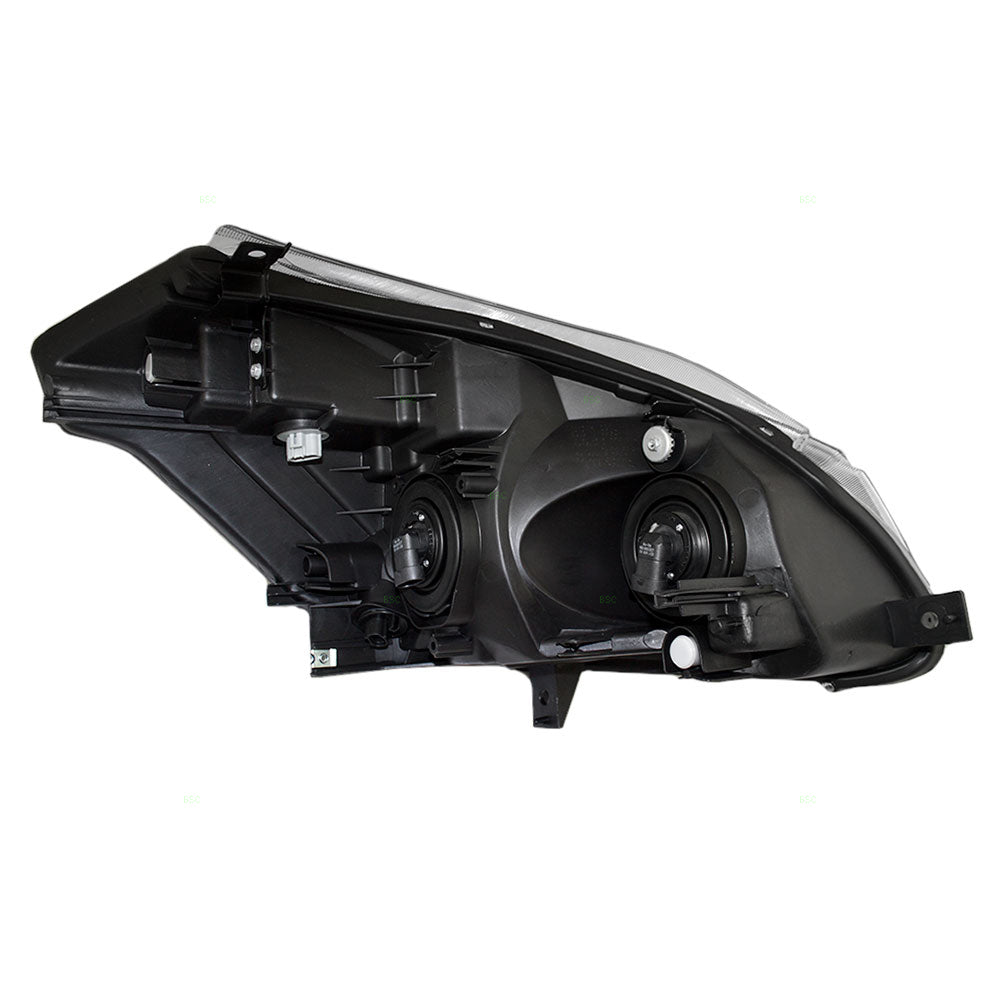 Brock Replacement Drivers Halogen Combination Headlight Headlamp Compatible with 04-09 Quest 260605Z026