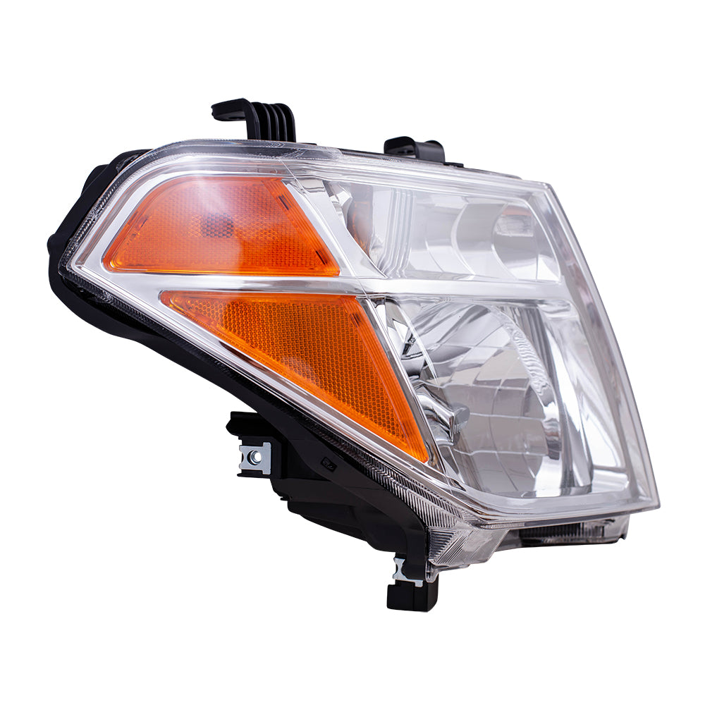 Brock Replacement Passengers Halogen Combination Headlight Headlamp Compatible with 05-07 Pathfinder & 05-08 Frontier 26010EA525