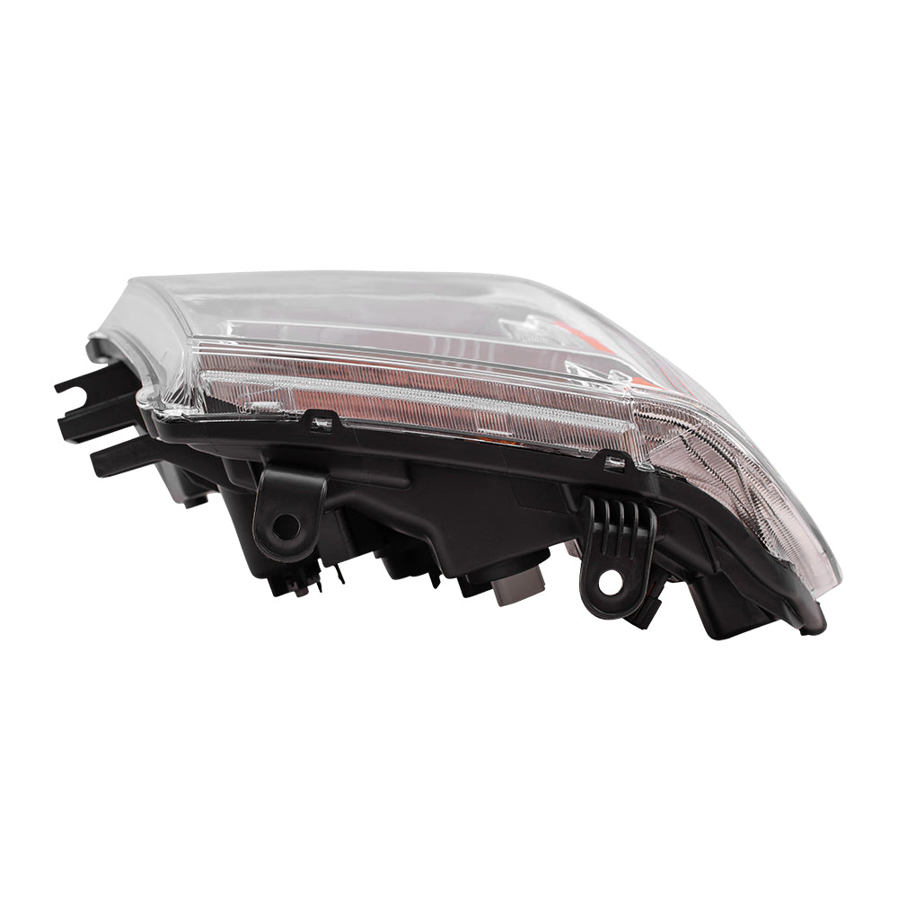 Brock Replacement Passengers Halogen Combination Headlight Headlamp Compatible with 05-07 Pathfinder & 05-08 Frontier 26010EA525