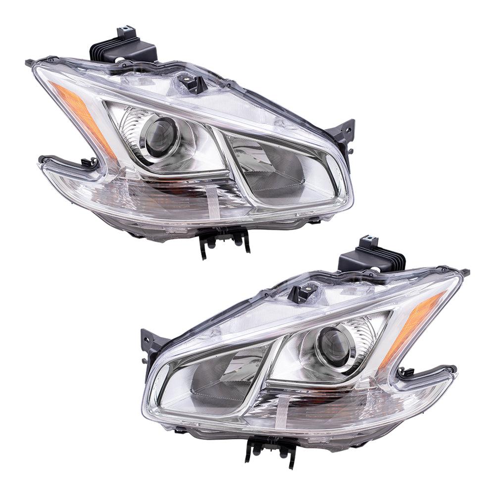 Headlight for 2009-2014 Maxima 260609N00A Set NI2502177