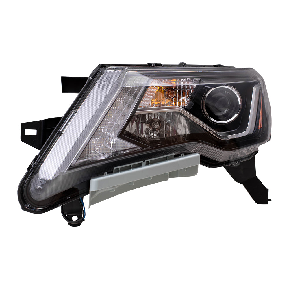 Brock Replacement Driver Halogen Headlight Compatible with 2017 2018 2019 Pathfinder