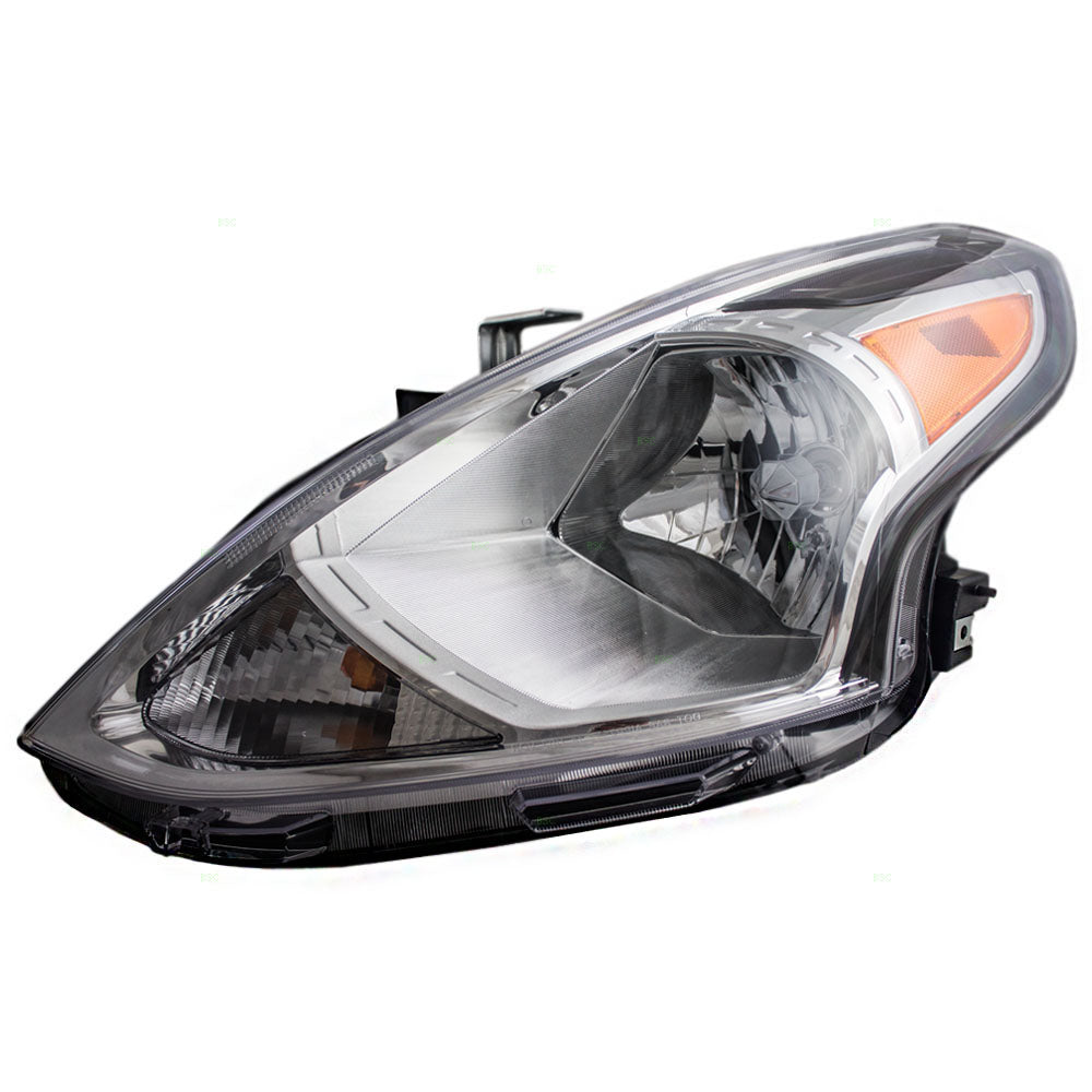 Brock Replacement Drivers Combination Headlamp Headlight Assembly Compatible with 2015-2019 Versa Sedan 26060-9KK0A
