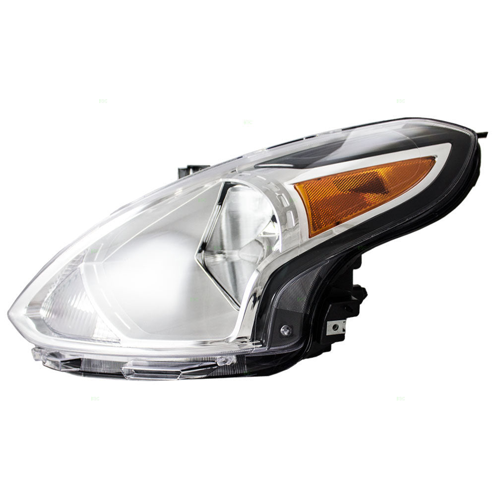 Brock Replacement Drivers Combination Headlamp Headlight Assembly Compatible with 2015-2019 Versa Sedan 26060-9KK0A