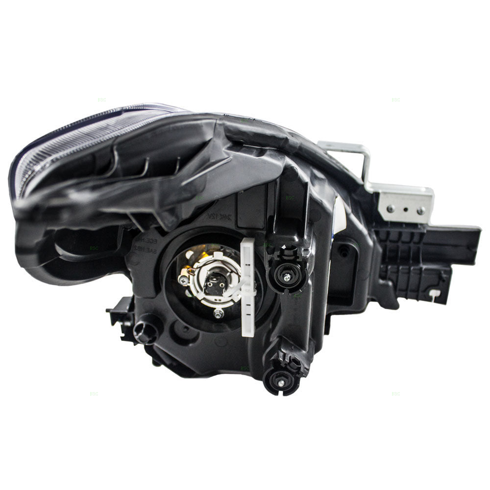 Brock Replacement Drivers Combination Headlamp Headlight Assembly Compatible with 2015-2019 Versa Sedan 26060-9KK0A