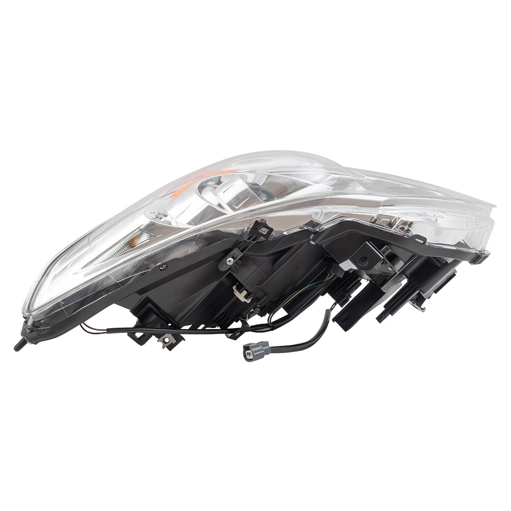 Brock Replacement Driver HID Headlight with Clear Lens Compatible with 2010-2013 G37 Sedan