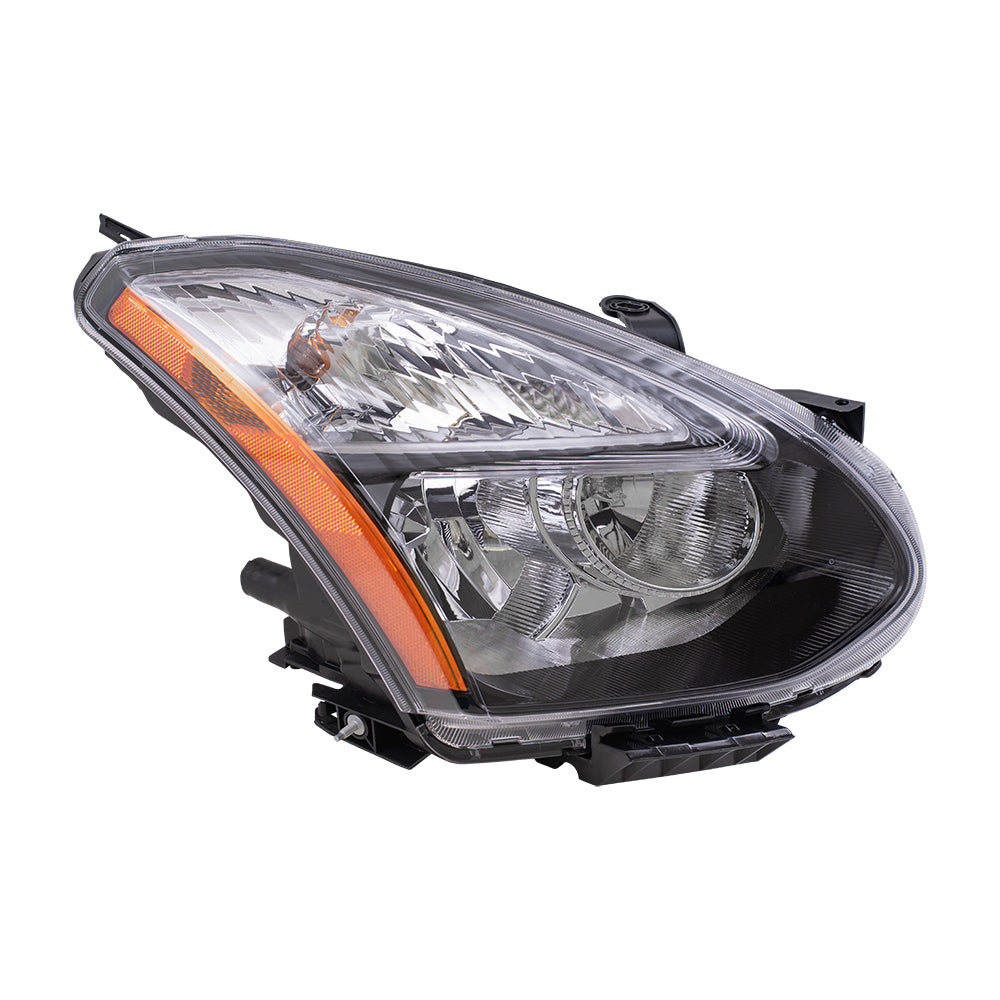 Brock Replacement Passenger Side Halogen Combination Headlight Assembly Compatible with 2014-2015 Rogue Select