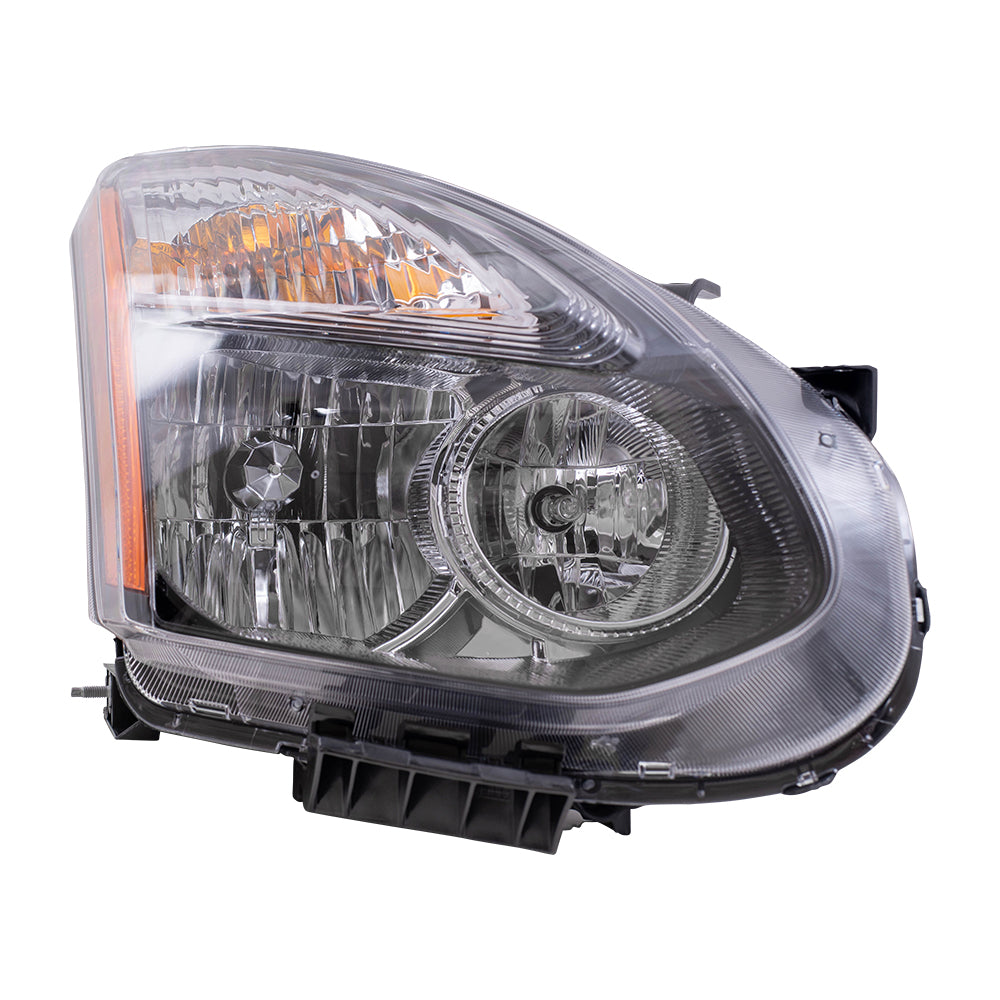 Brock Replacement Passenger Side Halogen Combination Headlight Assembly Compatible with 2014-2015 Rogue Select