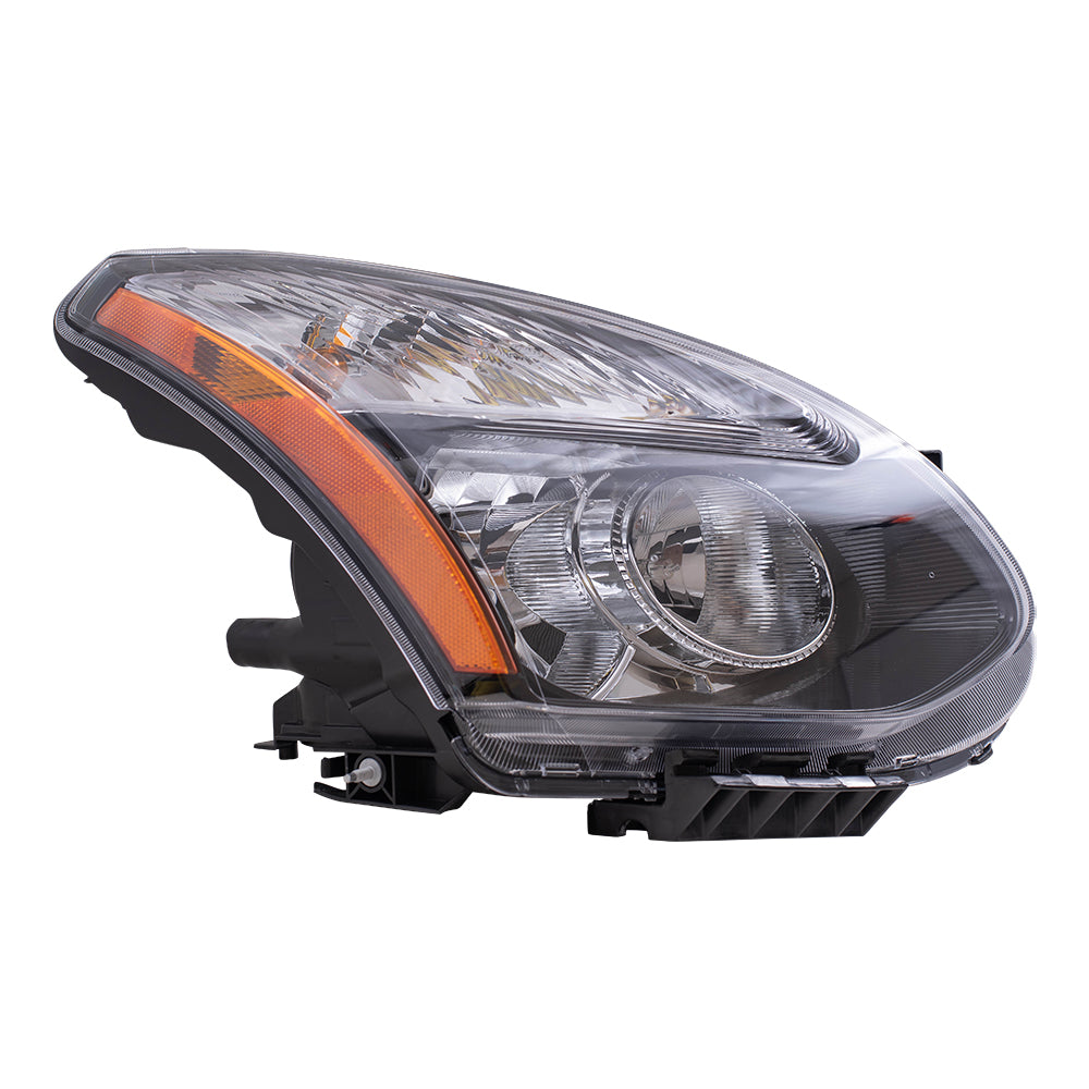 Brock Replacement Passenger Side Halogen Combination Headlight Assembly Compatible with 2014-2015 Rogue Select