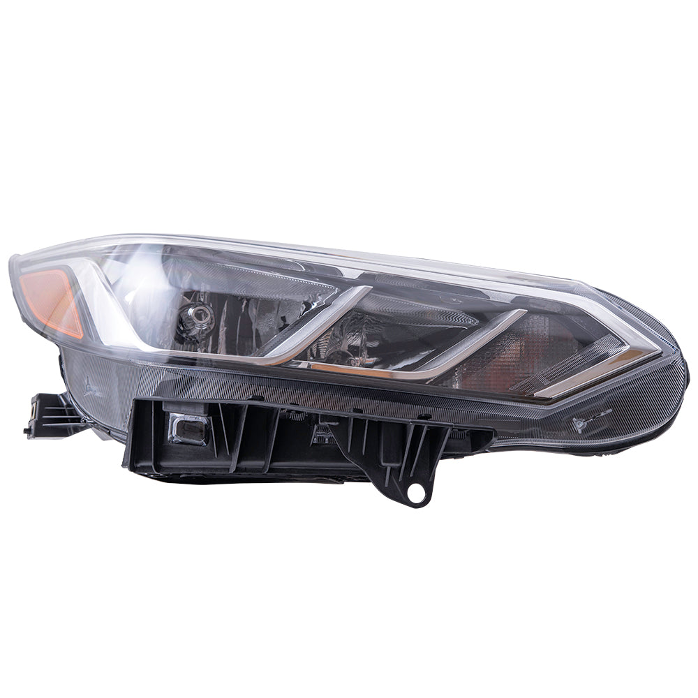 Brock Aftermarket Replacement Passenger Right Halogen Combination Headlight Assembly Compatible With 2020-2022 Nissan Sentra