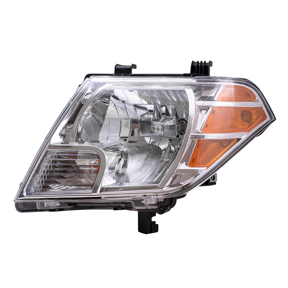 Brock Replacement Drivers Combination Headlight Headlamp Compatible with 09-19 Frontier Pickup Truck 26060Z40B