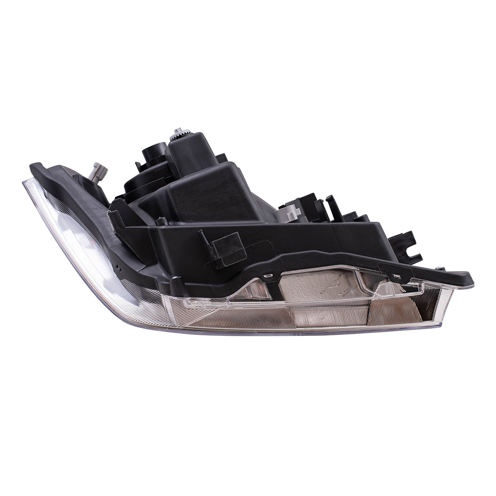 Brock Replacement Drivers Combination Headlight Headlamp Compatible with 09-19 Frontier Pickup Truck 26060Z40B
