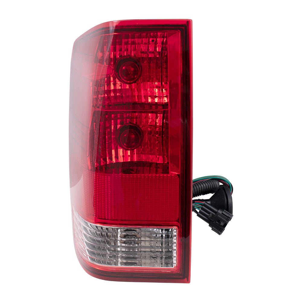 Brock Replacement Drivers Taillight Tail Lamp Compatible with 04-15 Titan Pickup Truck 265557S228
