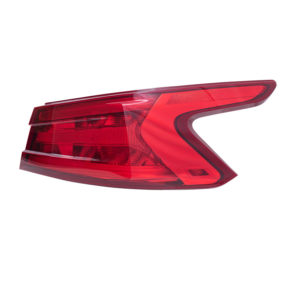 Brock Aftermarket Replacement Driver Left Passenger Right Combination Tail Light Assembly Body Mounted Set Compatible With 2016-2018 Nissan Maxima