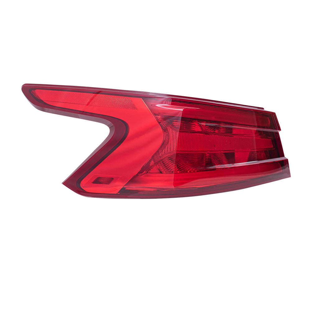 Brock Aftermarket Replacement Driver Left Combination Tail Light Assembly Body Mounted Compatible With 2016-2018 Nissan Maxima