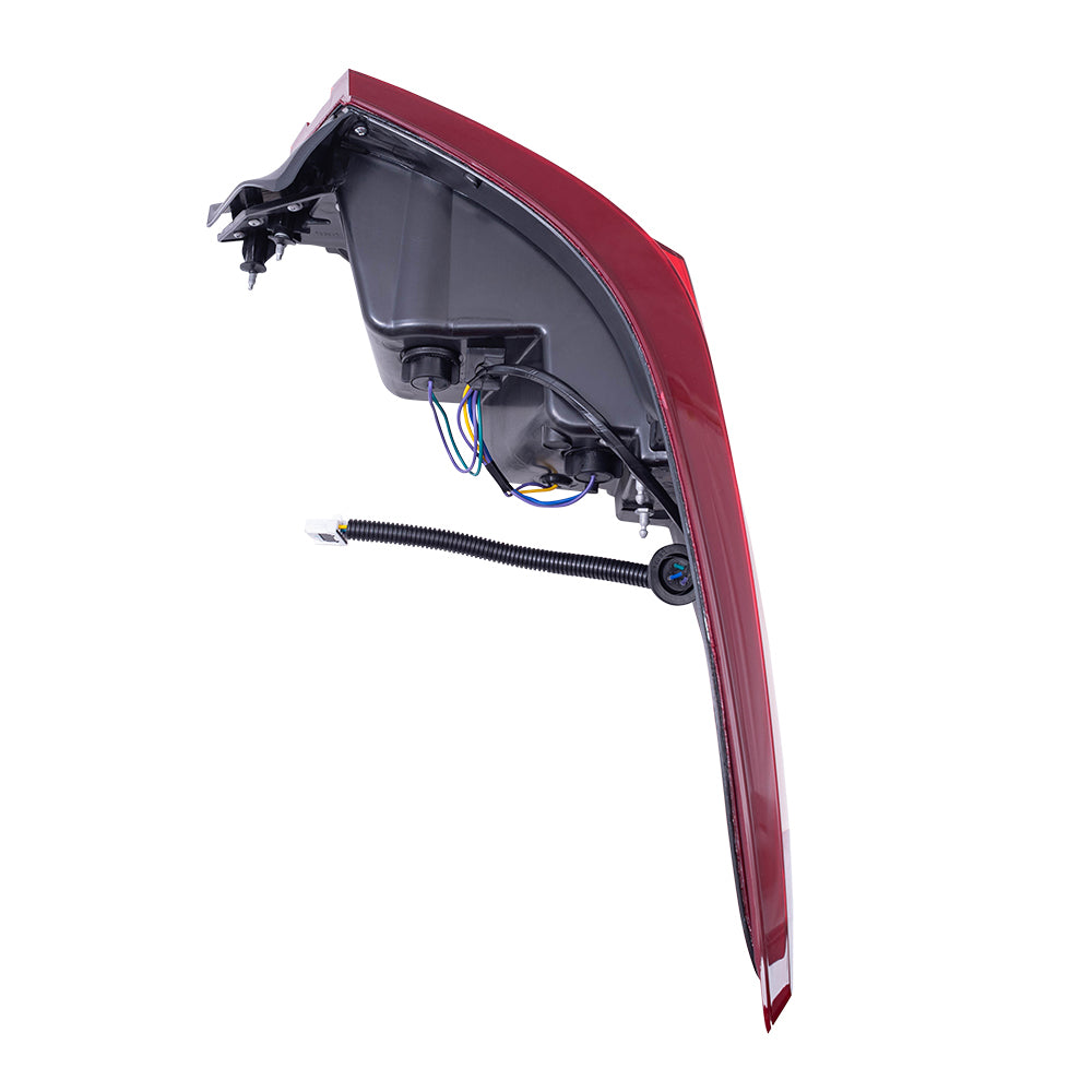 Brock Aftermarket Replacement Driver Left Combination Tail Light Assembly Body Mounted Compatible With 2016-2018 Nissan Maxima