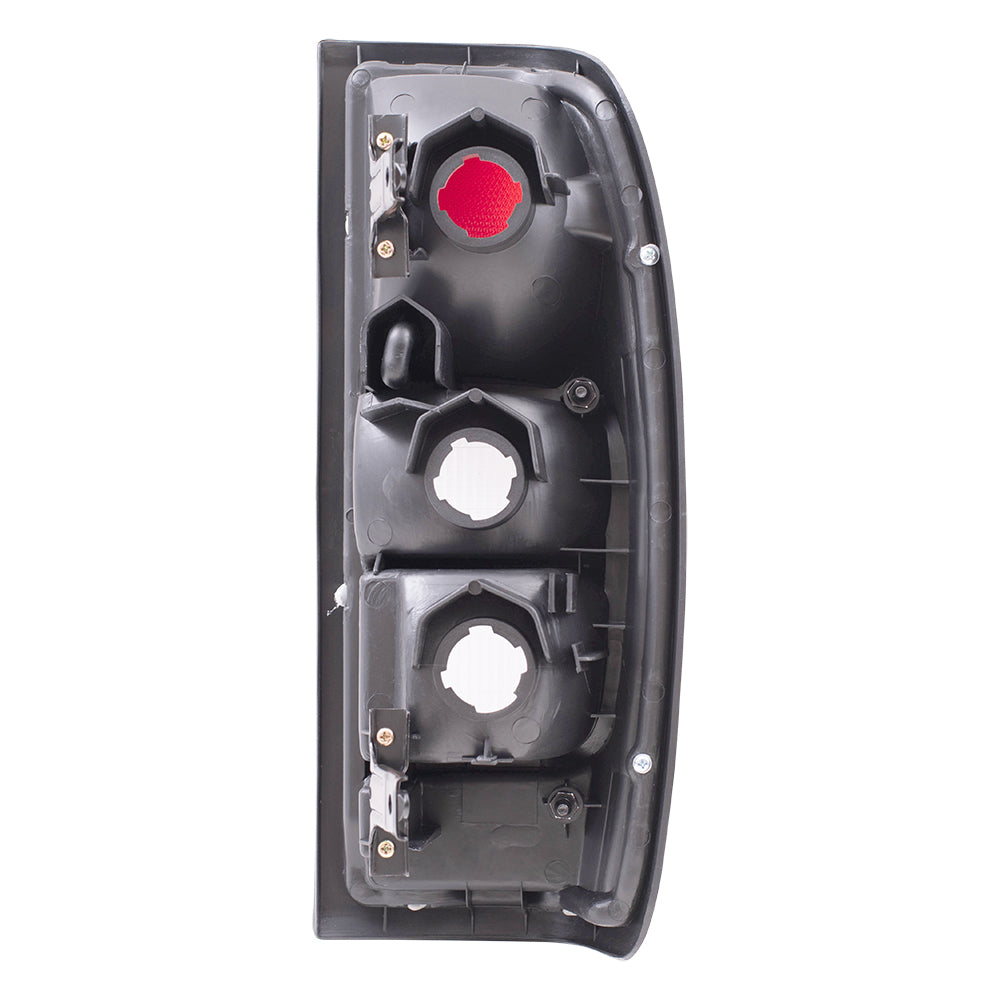 Brock Replacement Drivers Taillight Tail Lamp Compatible with 98-00 Frontier Pickup Truck 26559-3S525