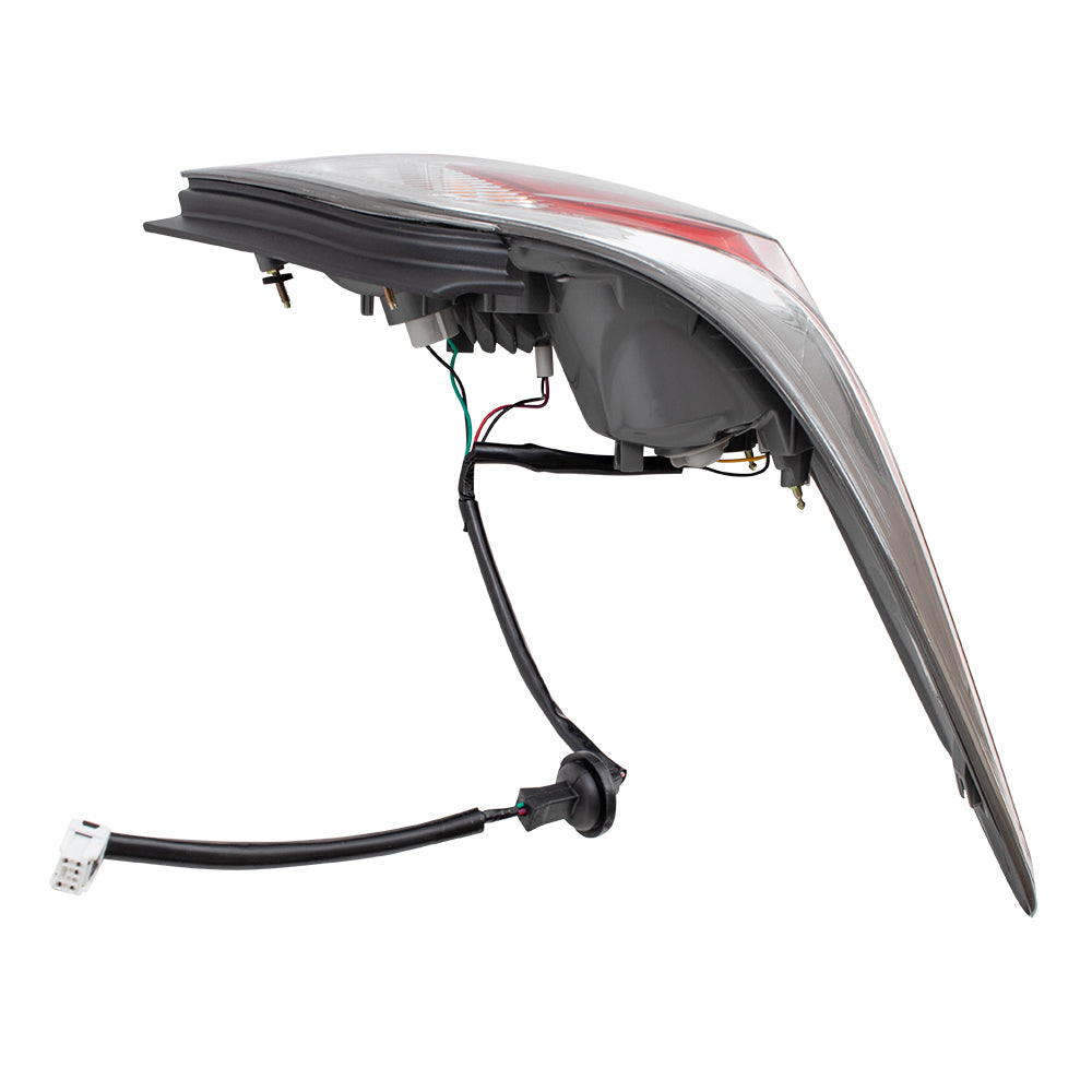 Brock Replacement Tail Light Compatible with 2014-2015 Altima Sedan Driver LED Type Taillamp Assembly 265559HM2A 26555-9HM2A
