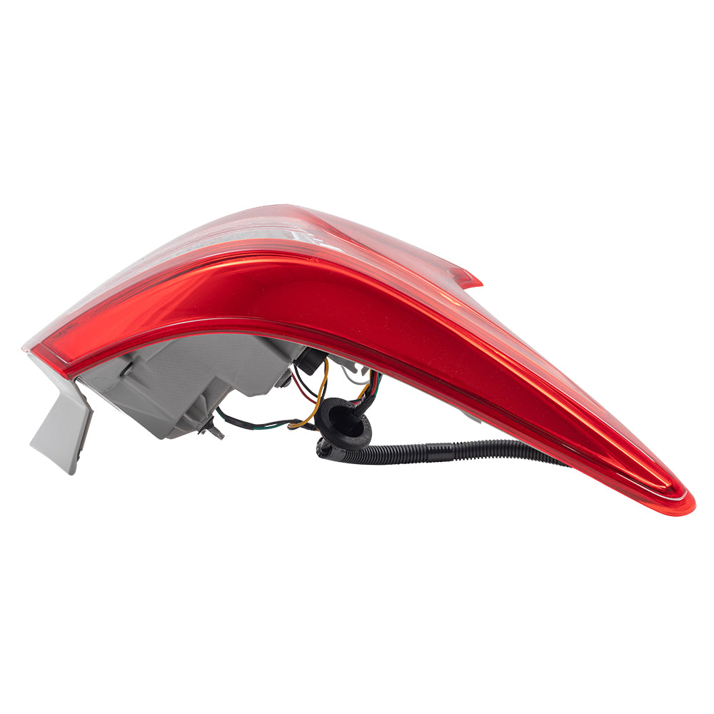 Brock Aftermarket Replacement Driver Left Combination Tail Light Assembly Body Mounted Compatible With 2016-2019 Nissan Sentra