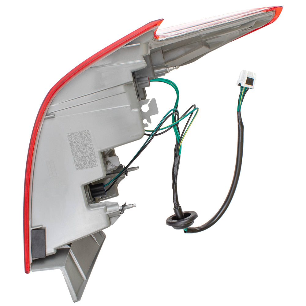 Brock Replacement Tail Light Lamp Passengers Quarter Panel Mounted Right Rear Assembly Compatible with 13-15 Sentra 26550-3SG0A