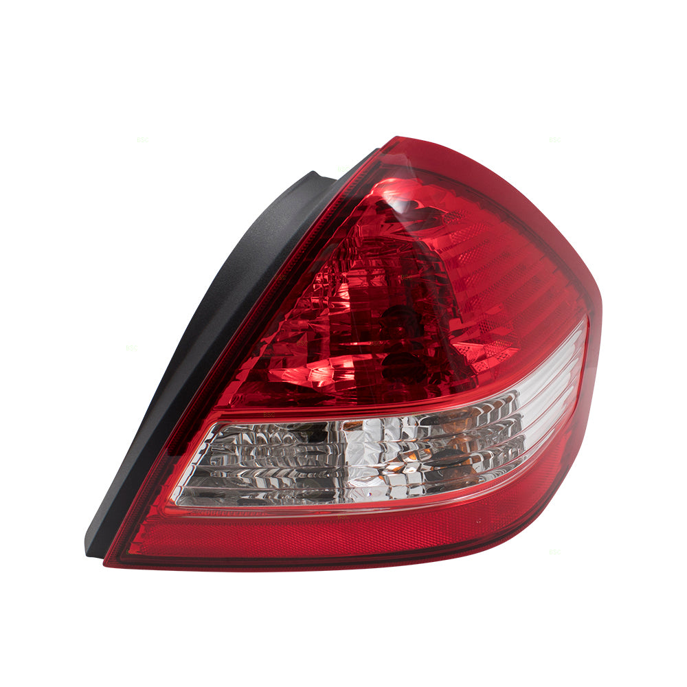Brock Replacement Passengers Tail Light Tail Lamp Compatible with 07-11 Versa Sedan 26550EL30A NI2801185
