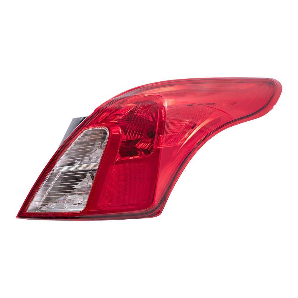 Brock Replacement Passengers Taillight Tail Lamp Compatible with 12-16 Versa Sedan 26550-3AN0A
