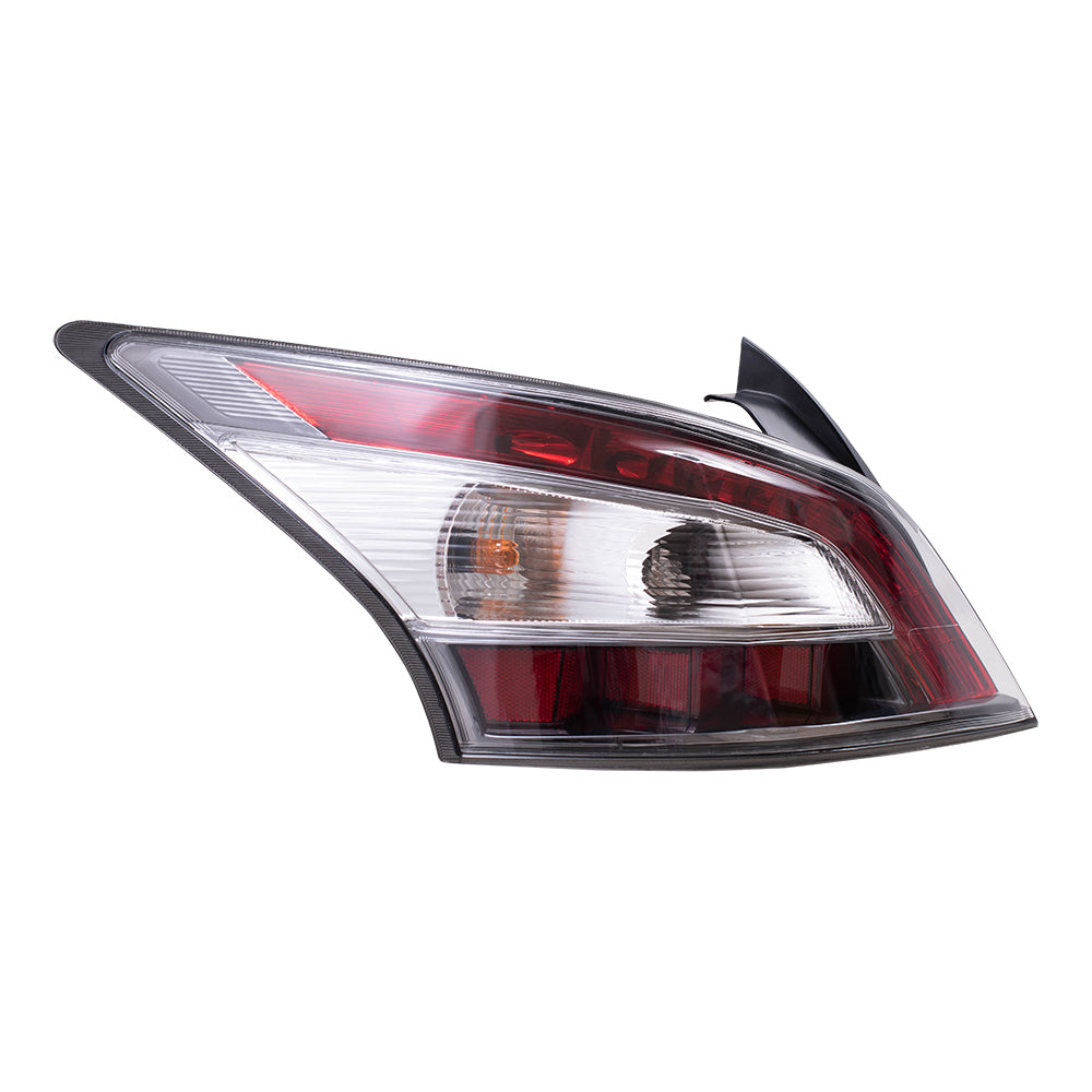 Brock Replacement Drivers Taillight Tail Lamp Compatible with 2012-2014 Maxima 26555-9DA0B NI2800197