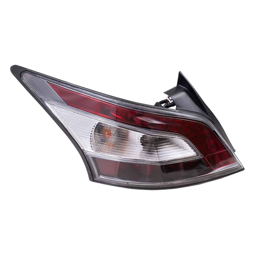 Brock Replacement Drivers Taillight Tail Lamp Compatible with 2012-2014 Maxima 26555-9DA0B NI2800197
