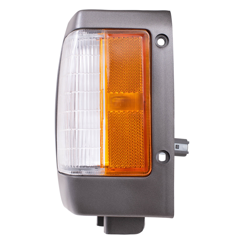 Park/Signal/Side Marker for 1990-1994 D21 Black Bezel for 1995-1997 Pickup B611501G02 Left NI2550104