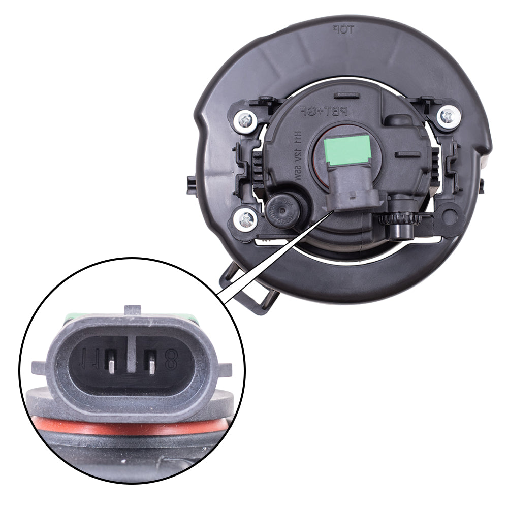 Fog Light for 2005-2009 Frontier w/ Plastic Bumper for 2005-2012 Pathfinder 26155EA525 Left NI2592120