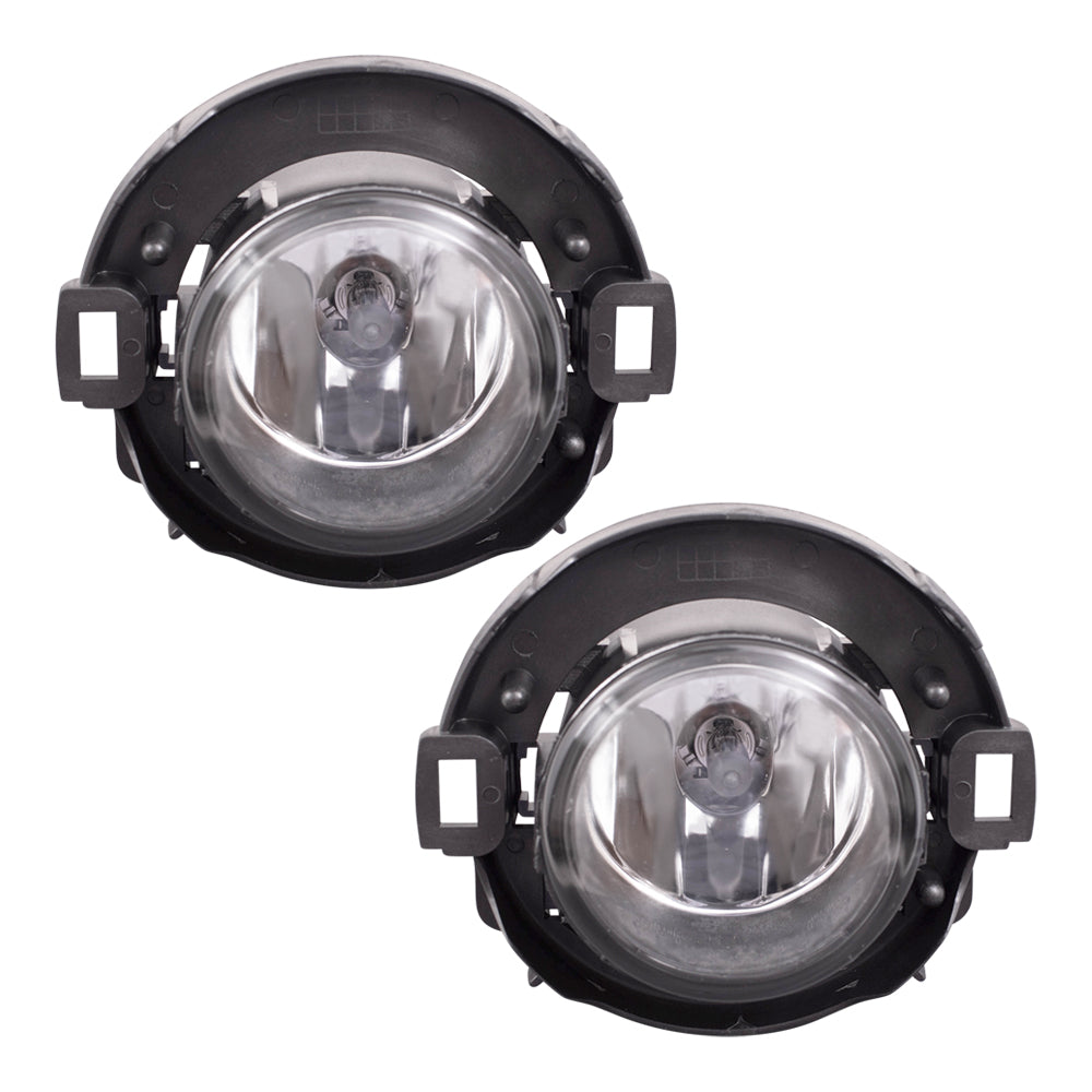 Fog Light for 2010-2019 Frontier L=R w/ Plastic Bumper for 2005-2015 Xterra 26150EA025 NI2590102