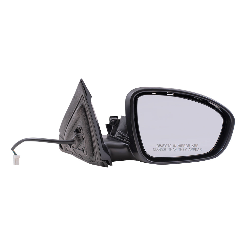 Replacement Set Driver and Passenger Power Side Door Mirrors Heated Signal Textured Black Base Compatible with 2019 Altima