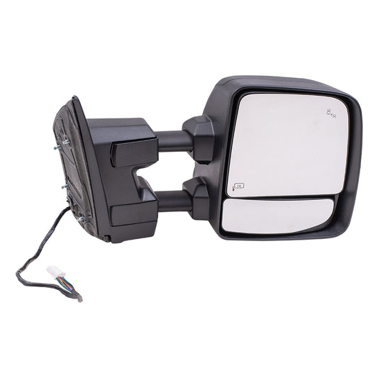 Power Towing Mirror for 2017-2023 TITAN Blind Spot Detection Turn Signal Indicator Puddle Lamp Heated for 2016-2023 TITAN XD 963019FT1E Right NI1321308
