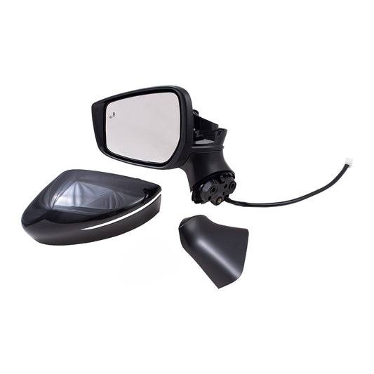 Power Mirror for 2020-2023 Versa SV Blind Spot Detection Turn Signal Indicator Heated 963025EE9A Left NI1320323